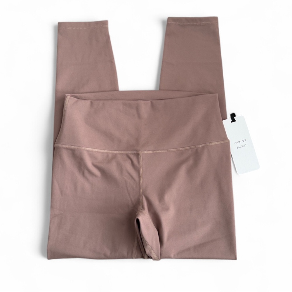 Varley FreeSoft High Rise Leggings 25” Taupe L NWT - Picture 5 of 12